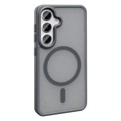 Samsung Galaxy S25 Plus Kılıf Kablosuz Şarj Özellikli Mat Arka Yüzey Sio Kapak