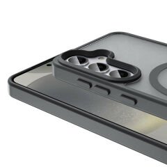 Samsung Galaxy S25 Plus Kılıf Kablosuz Şarj Özellikli Mat Arka Yüzey Sio Kapak