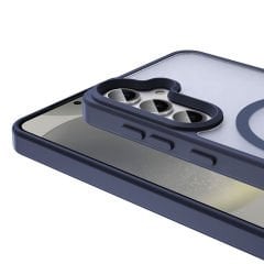 Samsung Galaxy S25 Plus Kılıf Kablosuz Şarj Özellikli Mat Arka Yüzey Sio Kapak