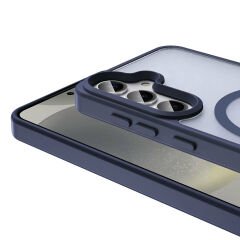 Samsung Galaxy S25 Plus Kılıf Kablosuz Şarj Özellikli Mat Arka Yüzey Sio Kapak