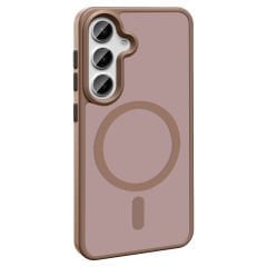 Samsung Galaxy S25 Plus Kılıf Kablosuz Şarj Özellikli Mat Arka Yüzey Sio Kapak