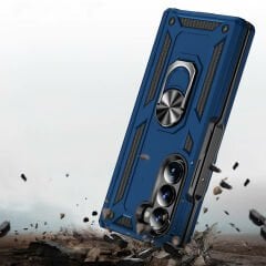 Samsung Galaxy Z Fold 6 Kılıf Vega Tank Sert Yüzüklü Standlı Zırh Koruma Kapak