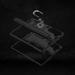 Samsung Galaxy Z Fold 6 Kılıf Vega Tank Sert Yüzüklü Standlı Zırh Koruma Kapak