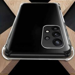 Samsung Galaxy A52 Kılıf Nitro Anti Shock Darbe Emici Köşe Korumalı Şeffaf Silikon Kapak