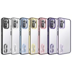 Xiaomi Redmi Note 10S Kılıf Kamera Korumalı Logo Gösteren Omega Kapak kılıf