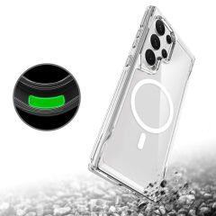 Samsung Galaxy S24 Ultra Kılıf Magsafe Şarj Özellikli T-Max Magsafe Kapak