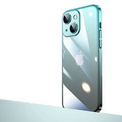 iPhone 14 Kılıf Parlak Renk Geçişli Kamera Korumalı Senkron Kapak