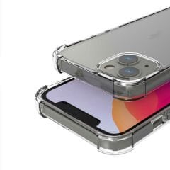 iPhone 13 Kılıf Nitro Anti Shock Darbe Emici Köşe Korumalı Şeffaf Silikon Kapak