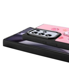 Samsung Galaxy S24 Ultra Kılıf Parlayan Kabartmalı İkonik Figürlü Amas Silikon Kapak