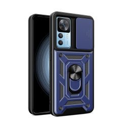 Xiaomi Mi 12T Pro Kılıf Magnetik Standlı Kamera Korumalı Sürgülü Vega Kapak