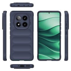 Xiaomi Redmi Note 14 Pro 5G Kılıf Esnek TPU Oyuklu Arka Yüzey Tasarımlı Etnik Silikon Kapak