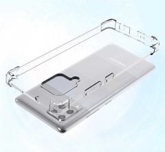 Samsung Galaxy A12 Kılıf Nitro Anti Shock Darbe Emici Köşe Korumalı Şeffaf Silikon Kapak