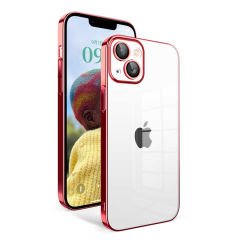 iPhone 14 Kılıf Kamera Korumalı Renkli Çerçevel Garaj Kapak