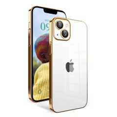 iPhone 14 Kılıf Kamera Korumalı Renkli Çerçevel Garaj Kapak