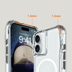 iPhone 16 Plus Kılıf Magsafe Şarj Özellikli T-Max Magsafe Kapak