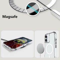 iPhone 16 Plus Kılıf Magsafe Şarj Özellikli T-Max Magsafe Kapak