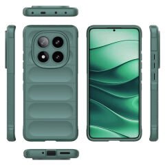 Xiaomi Poco X7 Kılıf Esnek TPU Oyuklu Arka Yüzey Tasarımlı Etnik Silikon Kapak