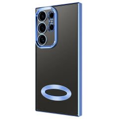 Samsung Galaxy S24 Ultra Kılıf Kamera Korumalı Logo Gösteren Omega Kapak