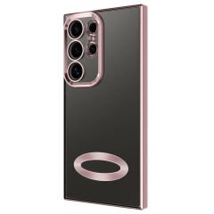 Samsung Galaxy S24 Ultra Kılıf Kamera Korumalı Logo Gösteren Omega Kapak