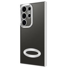 Samsung Galaxy S24 Ultra Kılıf Kamera Korumalı Logo Gösteren Omega Kapak