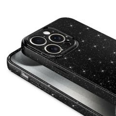iPhone 15 Pro Max Kılıf Kamera Korumalı Simli Lüks Koton Kapak
