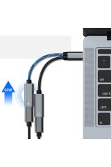 iPhone 15 Pro 15 Plus 15 Pro Max 16 16 Pro 16 Pro Max  Uyumlu Type-C Kulaklık Çevirici Dönüştürücü Bluetooth Gerektirmez