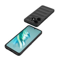 Tecno Spark 20C Kılıf Esnek TPU Oyuklu Arka Yüzey Tasarımlı Etnik Silikon Kapak