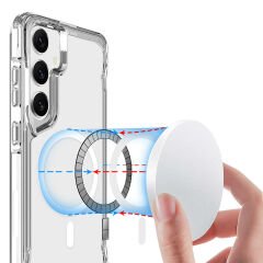 Samsung Galaxy S24 Plus Kılıf Magsafe Şarj Özellikli T-Max Magsafe Kapak