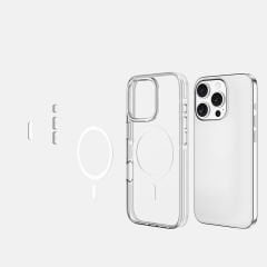 iPhone 16 Pro Max Kılıf Magsafe Şarj Özellikli Kamera Korumalı Kripto Kapak