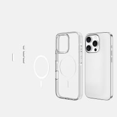 iPhone 16 Pro Max Kılıf Magsafe Şarj Özellikli Kamera Korumalı Kripto Kapak