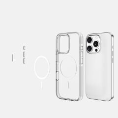 iPhone 16 Pro Kılıf Magsafe Şarj Özellikli Kamera Korumalı Kripto Kapak