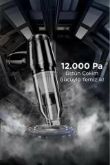 LT-107C Mini Çok Fonksiyonlu Üflemeli Şarjlı Araç Süpürgesi El Süpürgesi