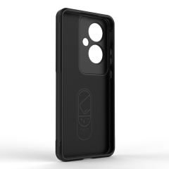 Oppo Reno 11F 5G Kılıf Esnek TPU Oyuklu Arka Yüzey Tasarımlı Etnik Silikon Kapak