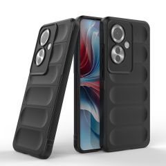 Oppo Reno 11F 5G Kılıf Esnek TPU Oyuklu Arka Yüzey Tasarımlı Etnik Silikon Kapak