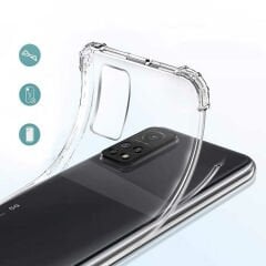Xiaomi Mi 10T Pro 5G Kılıf Nitro Anti Shock Darbe Emici Köşe Korumalı Şeffaf Silikon Kapak
