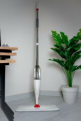 Profesyonel 360 Derece Dönen Su Hazneli Püskürtmeli Sprey Extra 3 Mop Paspas
