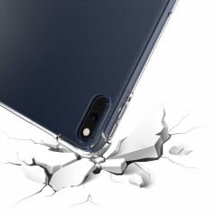 Huawei MatePad 10.4 Kılıf Nitro Anti Shock Darbe Emici Köşe Korumalı Şeffaf Silikon Kapak
