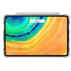 Huawei MatePad 10.4 Kılıf Nitro Anti Shock Darbe Emici Köşe Korumalı Şeffaf Silikon Kapak