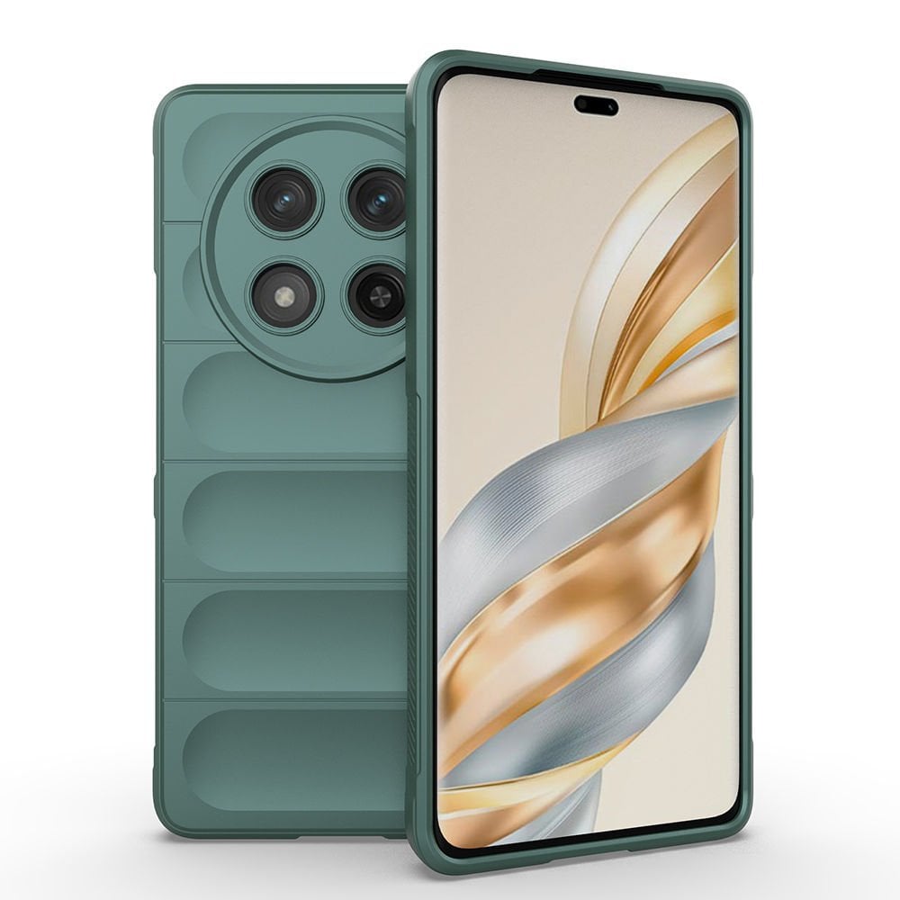 Honor Magic  7 Lite Kılıf Esnek TPU Oyuklu Arka Yüzey Tasarımlı Etnik Silikon Kapak