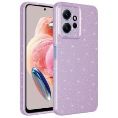 Xiaomi Redmi Note 12 4G Kılıf Kamera Korumalı Simli Lüks Koton Kapak kılıf