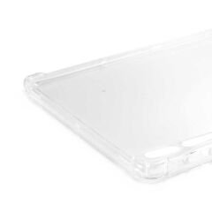 Samsung Galaxy Tab S7 Plus T970 Kılıf Nitro Anti Shock Darbe Emici Köşe Korumalı Şeffaf Silikon Kapak