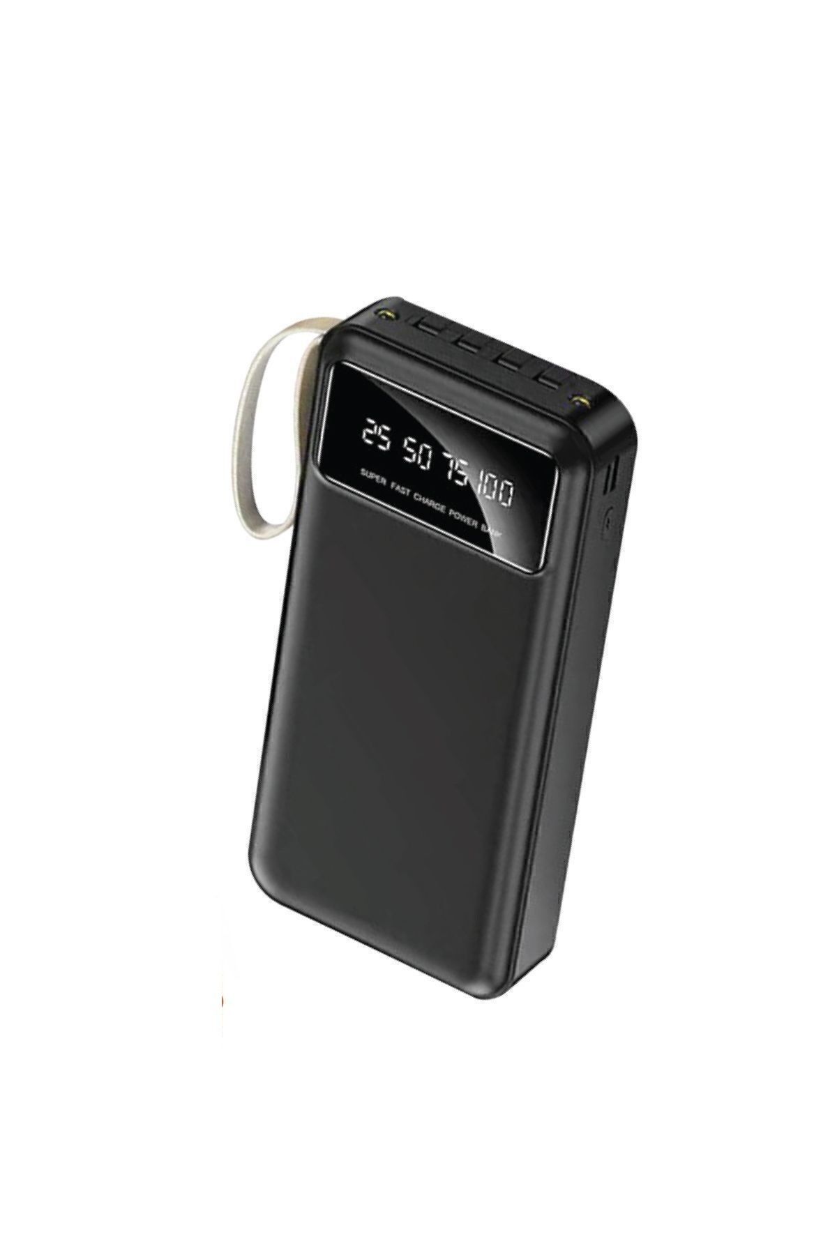 Digital Göstergeli 4 Çıkışlı Fenerli Standli 20.000 Mah Powerbank