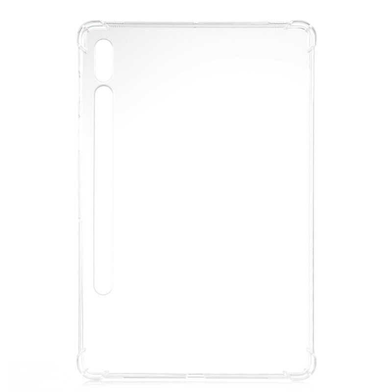 Samsung Galaxy Tab S7 T870 Kılıf Nitro Anti Shock Darbe Emici Köşe Korumalı Şeffaf Silikon Kapak