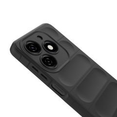 İnfinix Hot 40i Kılıf Esnek TPU Oyuklu Arka Yüzey Tasarımlı Etnik Silikon Kapak