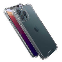 iPhone 13 Pro Kılıf Nitro Anti Shock Darbe Emici Köşe Korumalı Şeffaf Silikon Kapak