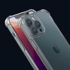 iPhone 13 Pro Kılıf Nitro Anti Shock Darbe Emici Köşe Korumalı Şeffaf Silikon Kapak