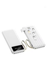 4 Çıkışlı Digital Göstergeli Fenerli 10.000 Mah Powerbank