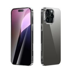 iPhone 16 Pro Kılıf Ultra İnce Sert Kamera Çıkıntılı Şeffaf  Vonn Kapak