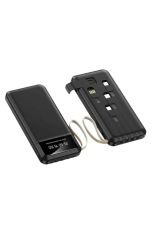 4 Çıkışlı Digital Göstergeli Fenerli 10.000 Mah Powerbank