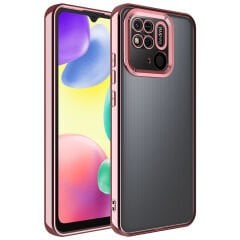 Xiaomi Redmi 10C Kılıf Kamera Korumalı Logo Gösteren Omega Kapak